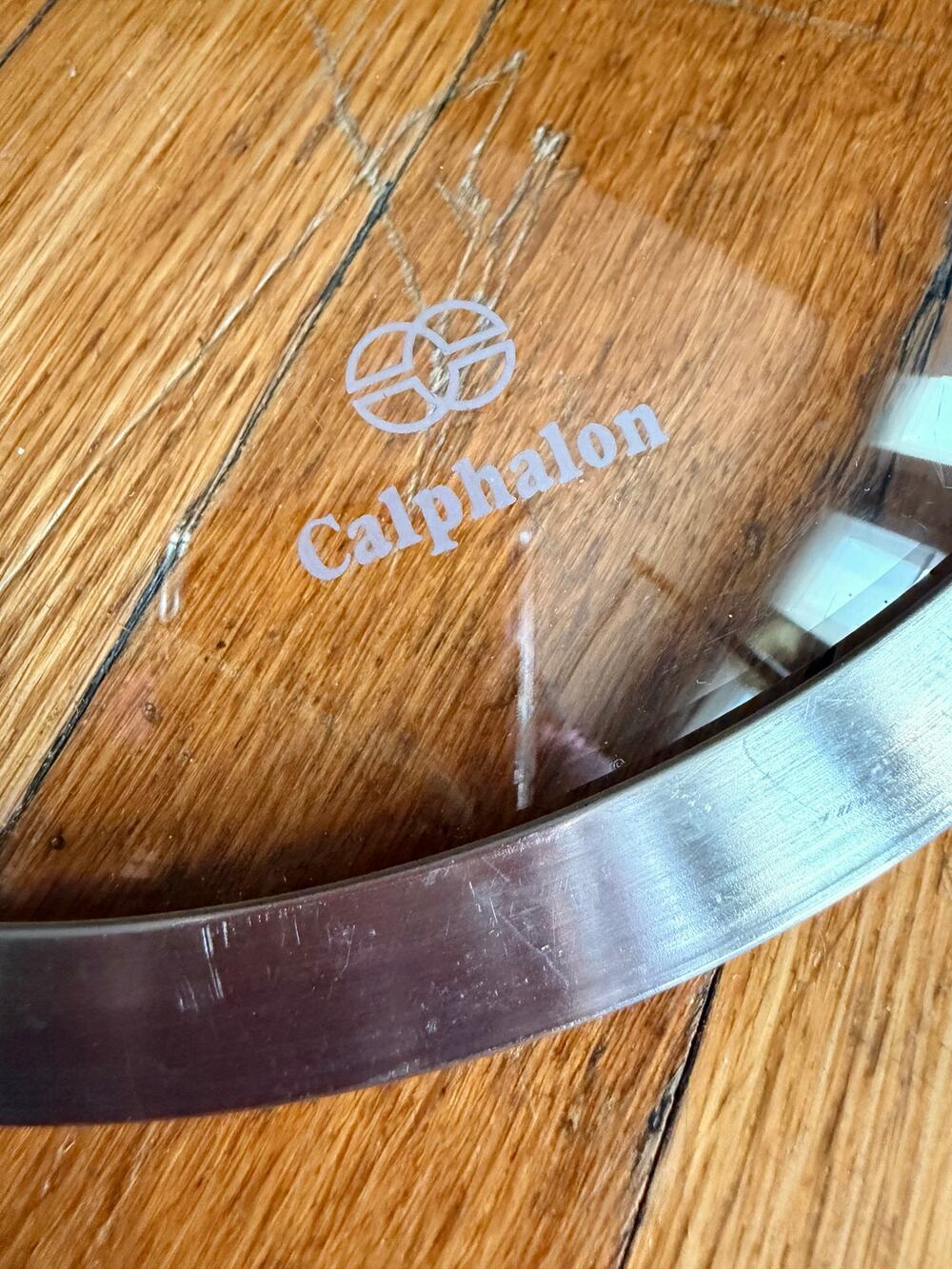 CALPHALON 10 1/4" Stainless Steel/Glass Lid